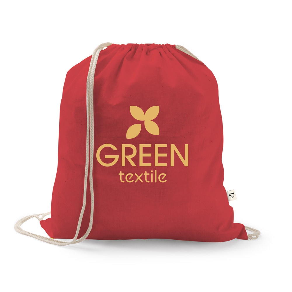 Sac à dos en coton recyclé (70%) et polyester (30% rPET) (150 g/m²)