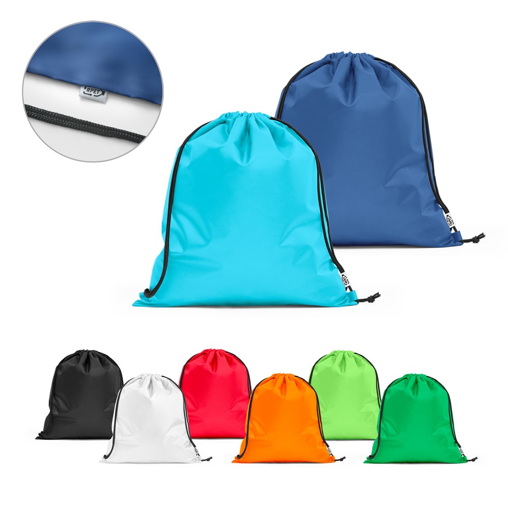 Sac-à-dos ficelle en polyester recyclé (100% rPET) 190T