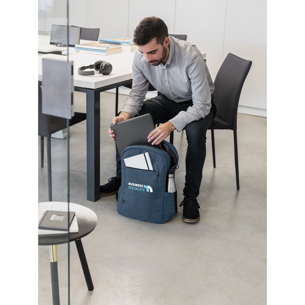 Sac à dos ordinateur en polyester recyclé 300D