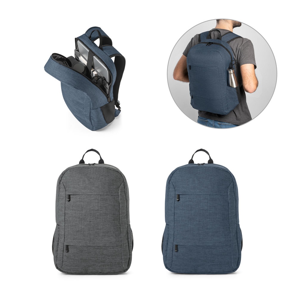 Sac à dos ordinateur en polyester recyclé 300D