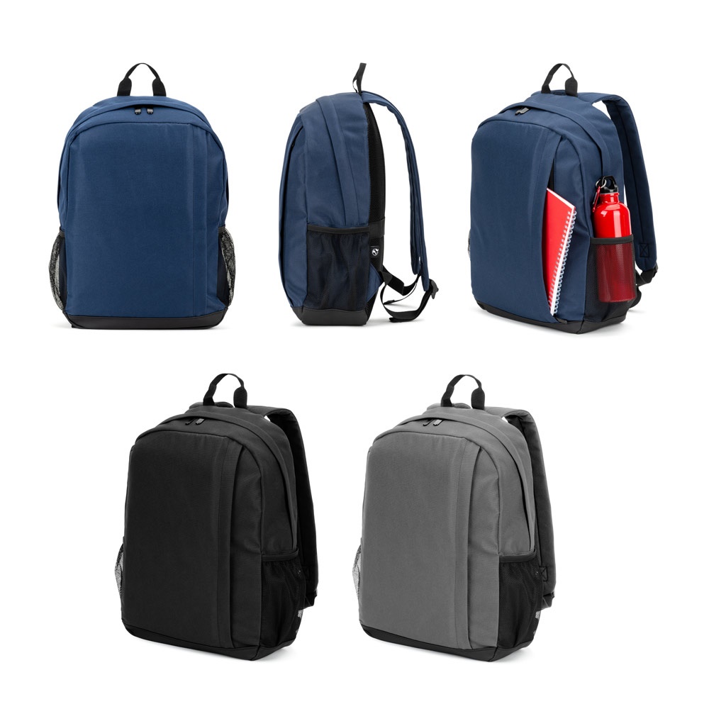 Sac à dos pour ordinateur portable en polyester recyclé haute densité 600D 15 pouces