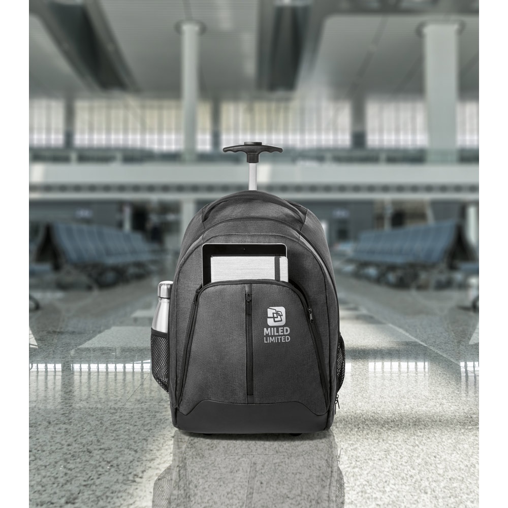 Sac à dos trolley pour ordinateur portable 15'6'' en polyester 600D