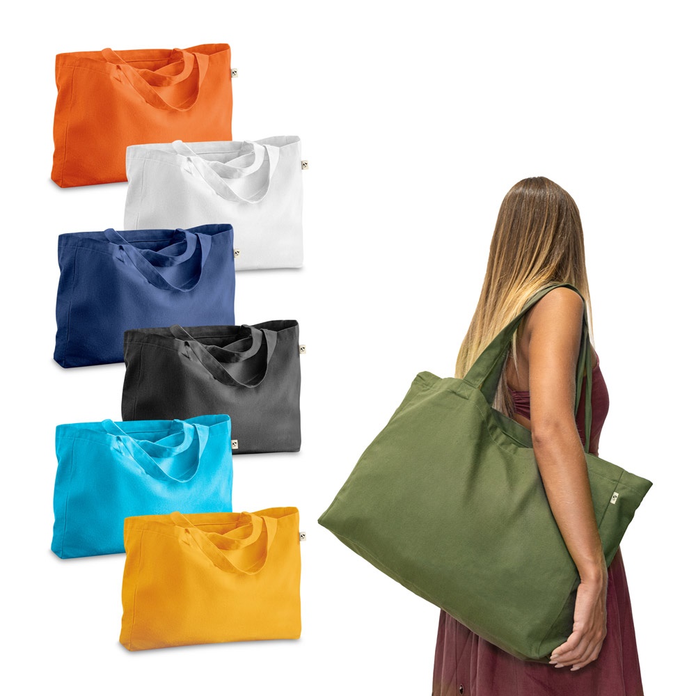 Sac en coton (50%), coton recyclé (30%) et polyester (20% rPET) (280 g/m²)