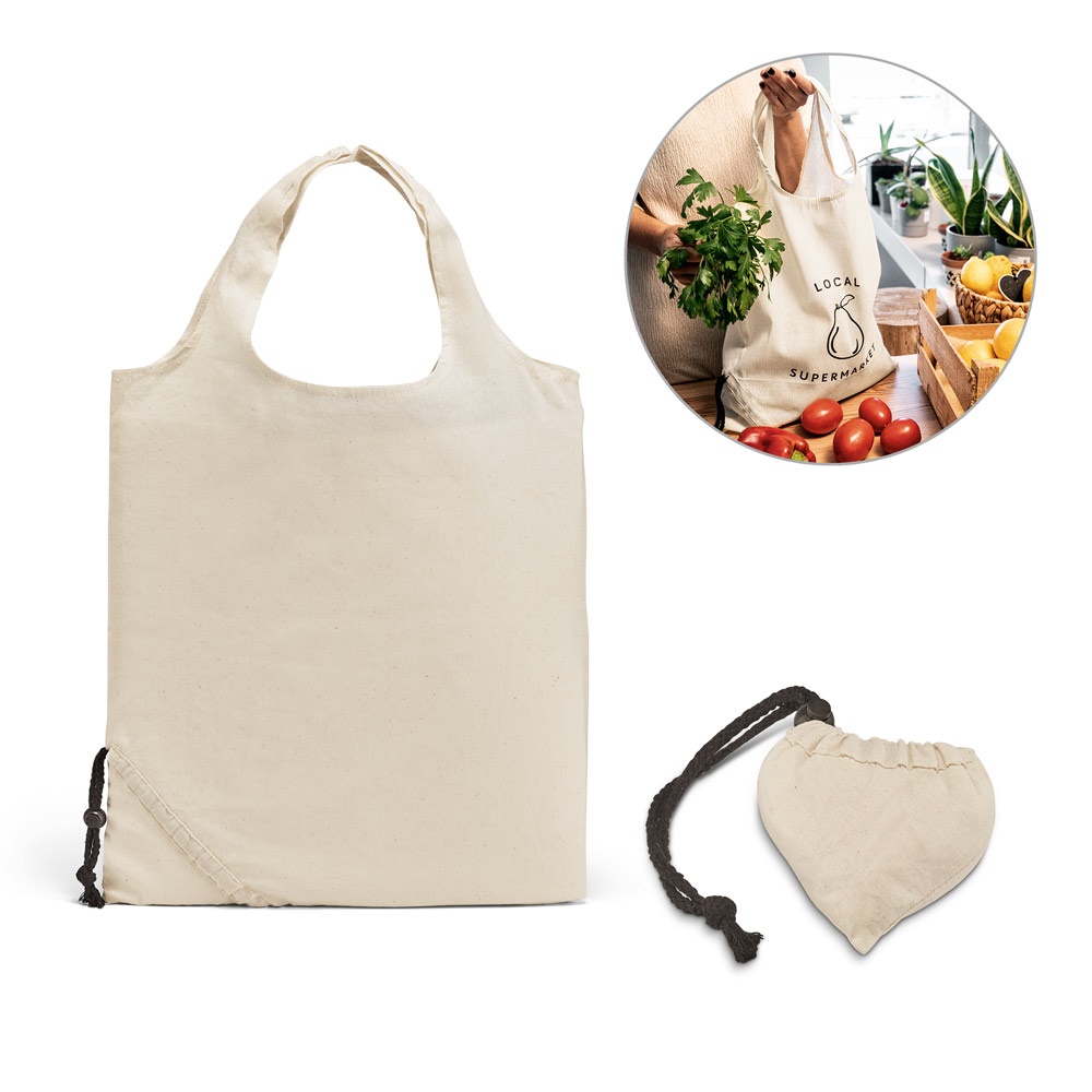 Sac pliable 100% coton (100 g/m²)