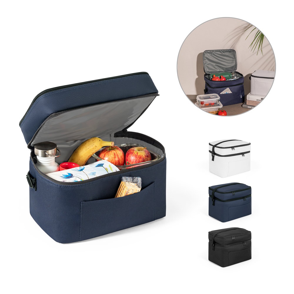 Sac thermique en polyester recyclé 600D, avec sangle réglable 14 L