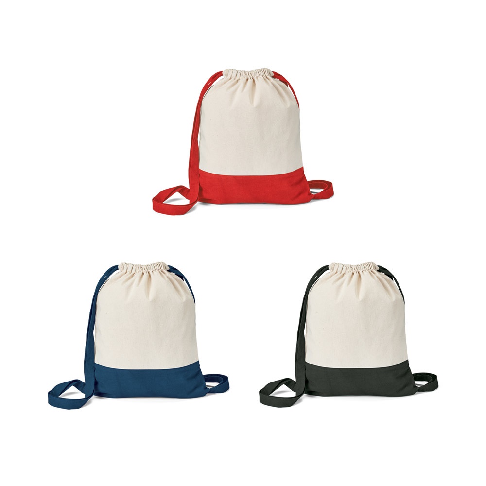 Sac type sac-à-dos 100% coton (180 g/m²)