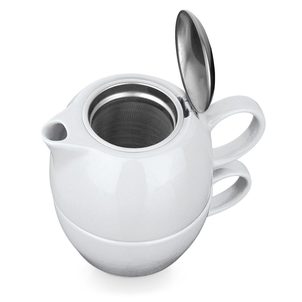 Set à thé 2 en 1 en porcelaine