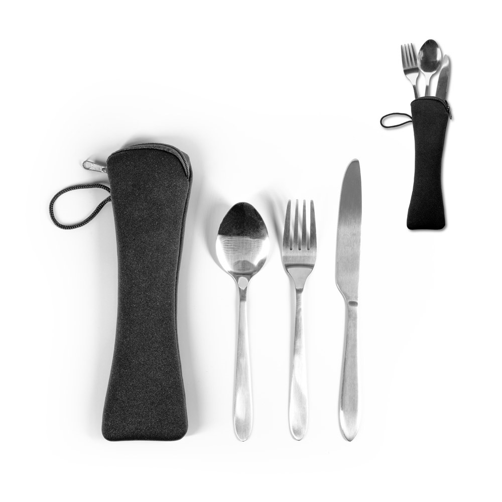 Set de couverts en acier inoxydable 3 pièces