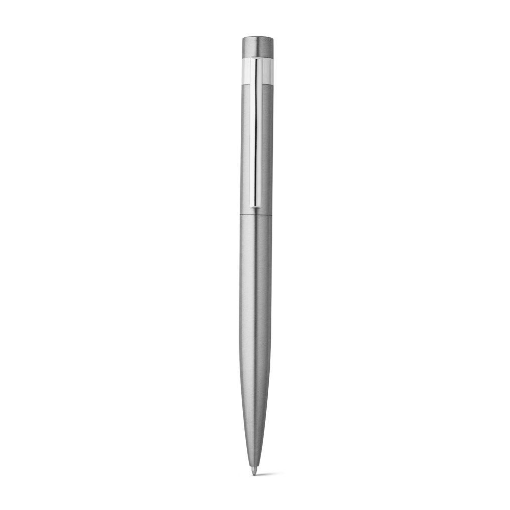 Stylo à bille avec corps en acier inoxydable (53% rSS) et clip
