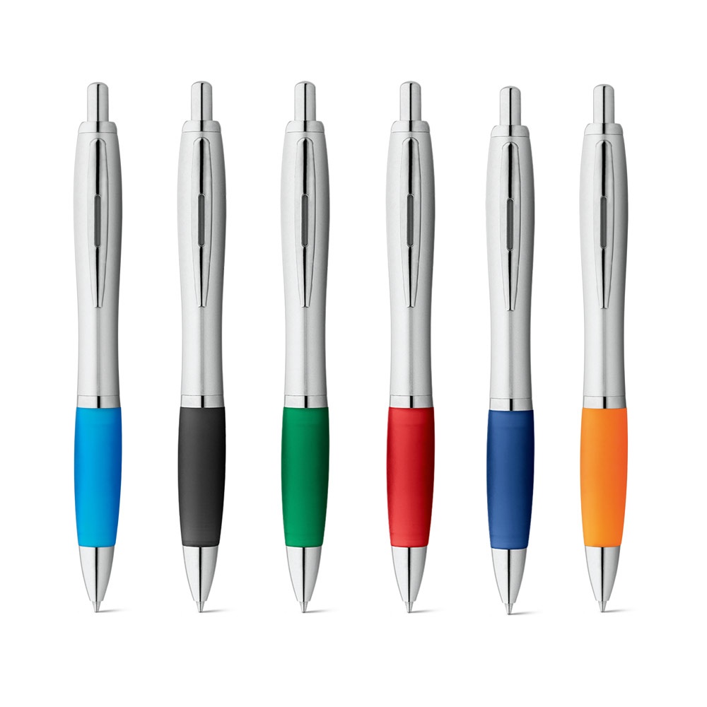 Stylo à bille en ABS avec clip en aluminium