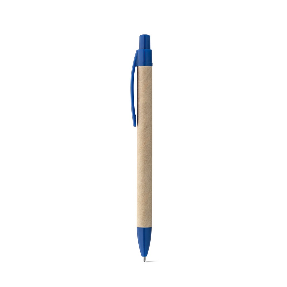 Stylo à bille fabriqué à partir de papier 100 % recyclé, avec clip