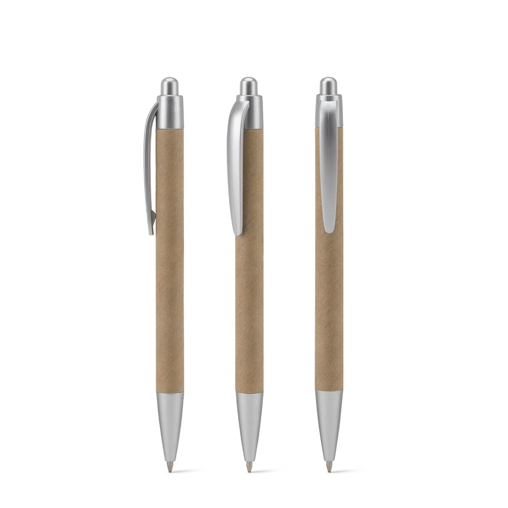 Stylo à bille fabriqué à partir de papier 100 % recyclé et détails en ABS recyclé (100 % rABS)