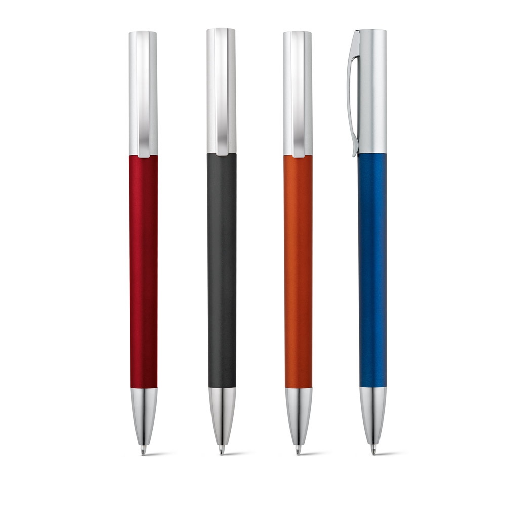 Stylo avec mécanisme twist et clip en métal