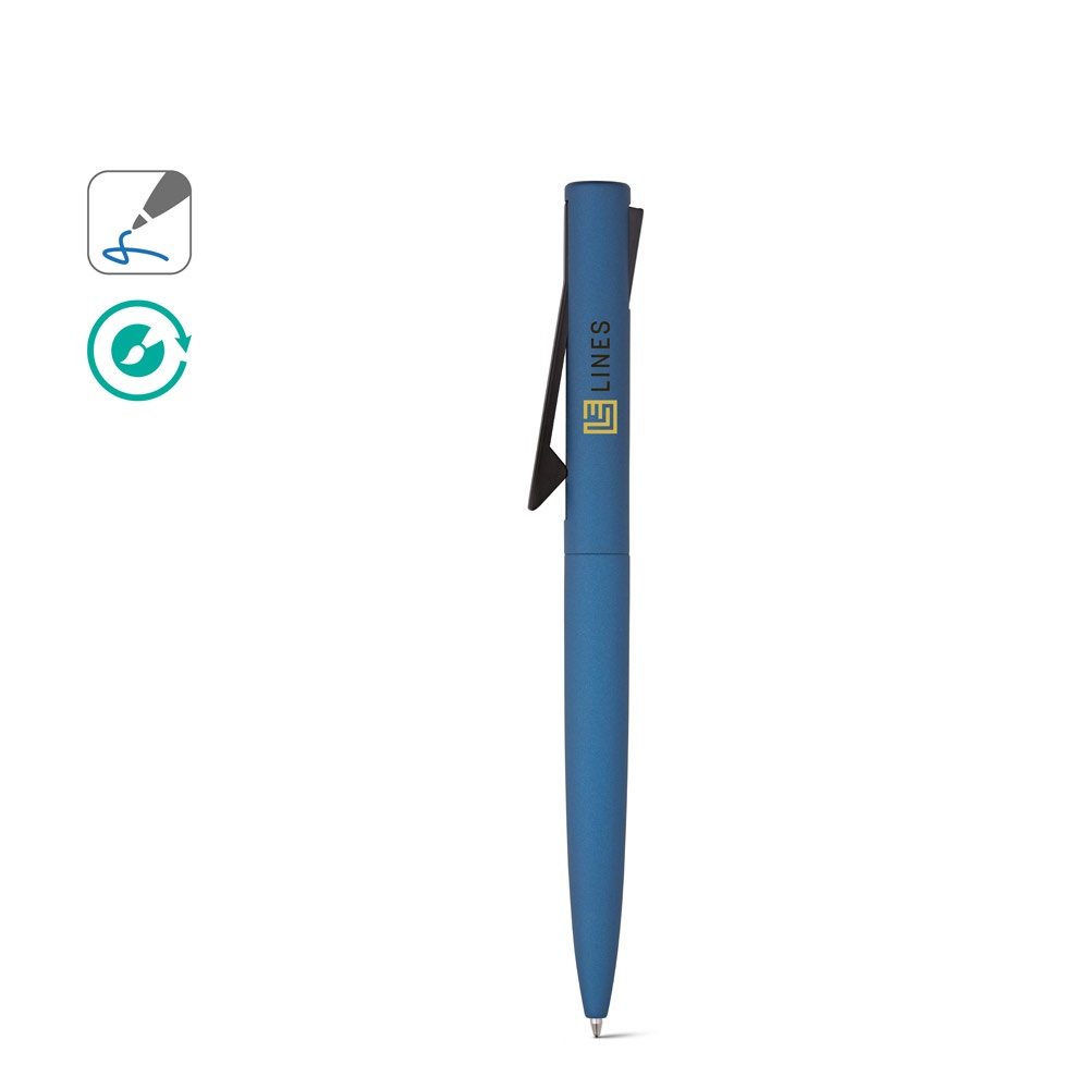 Stylo en aluminium recyclé (100% rAL) et ABS recyclé (100% rABS) avec clip