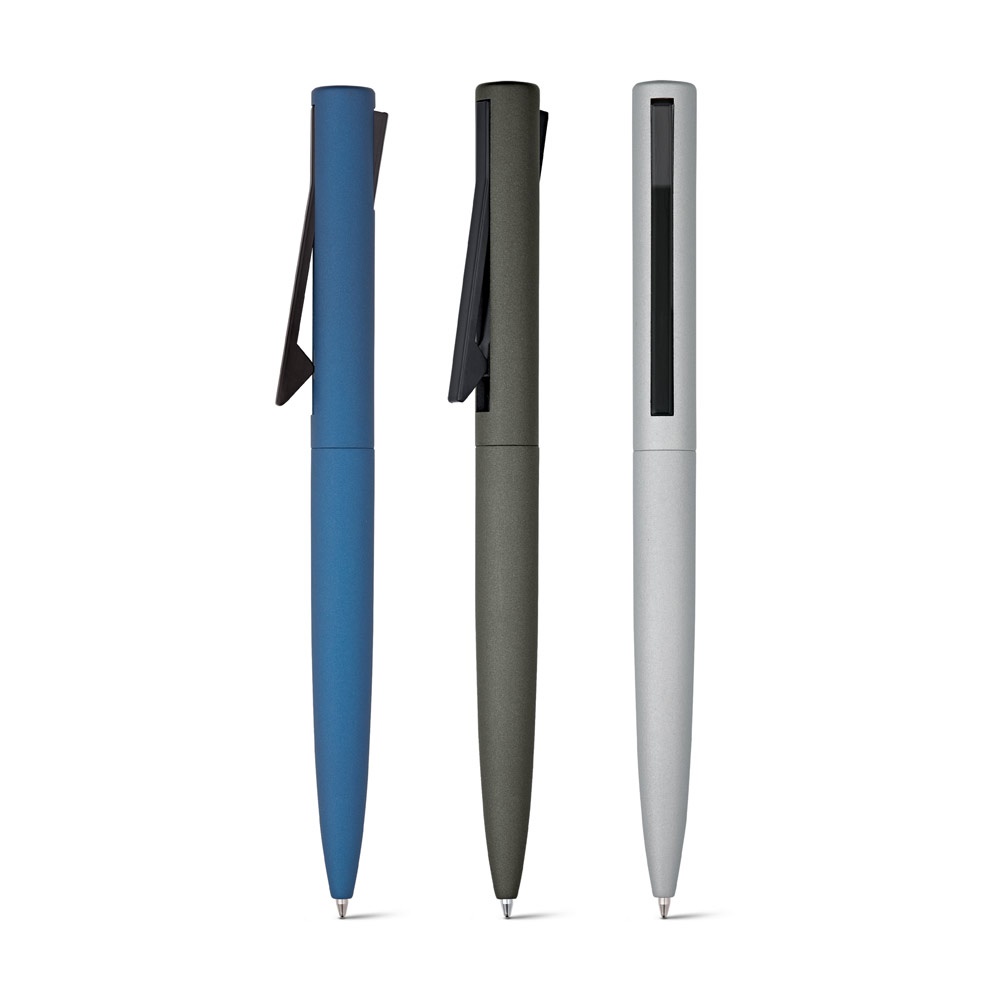 Stylo en aluminium recyclé (100% rAL) et ABS recyclé (100% rABS) avec clip