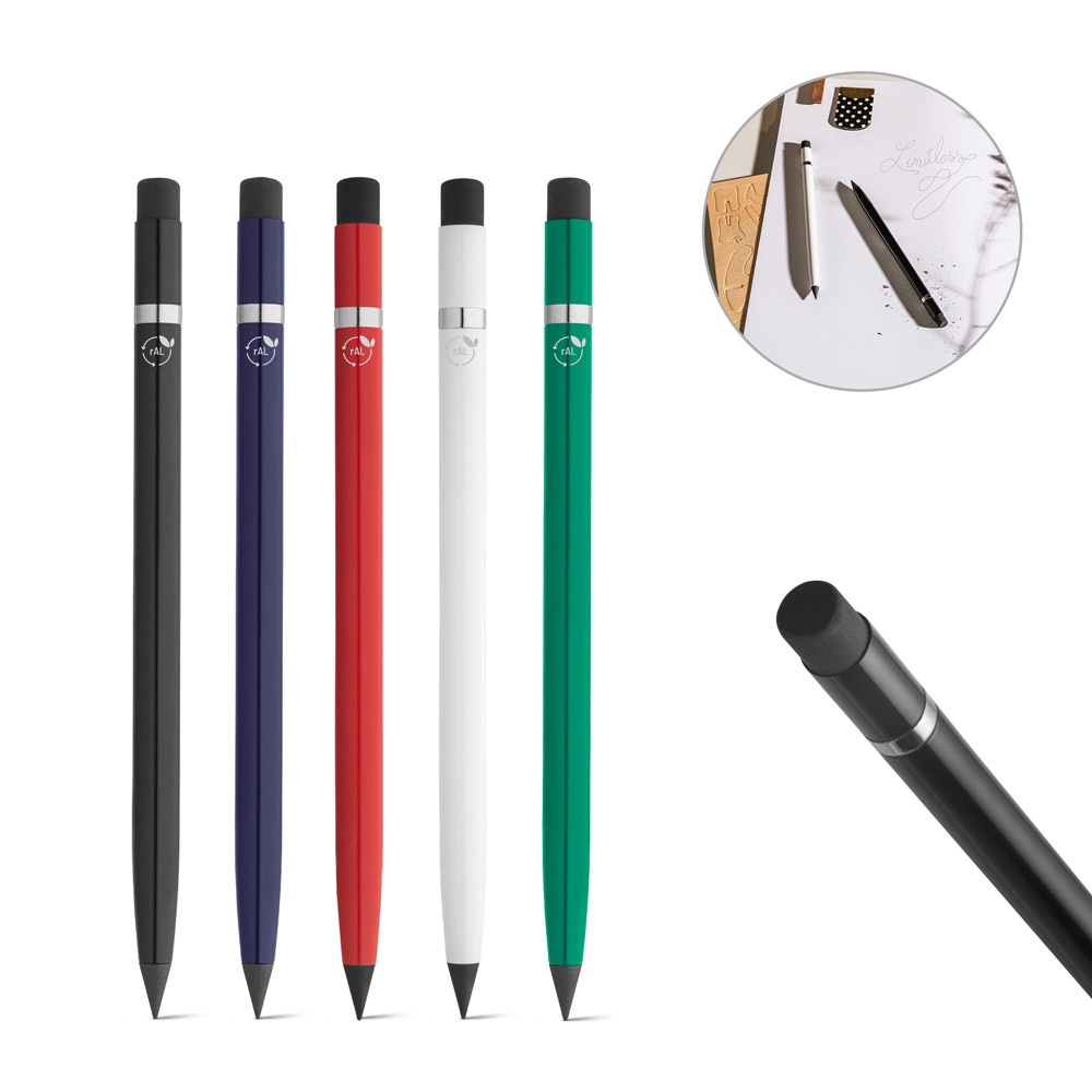 Stylo sans encre avec corps en aluminium recyclé (100 % rAL)