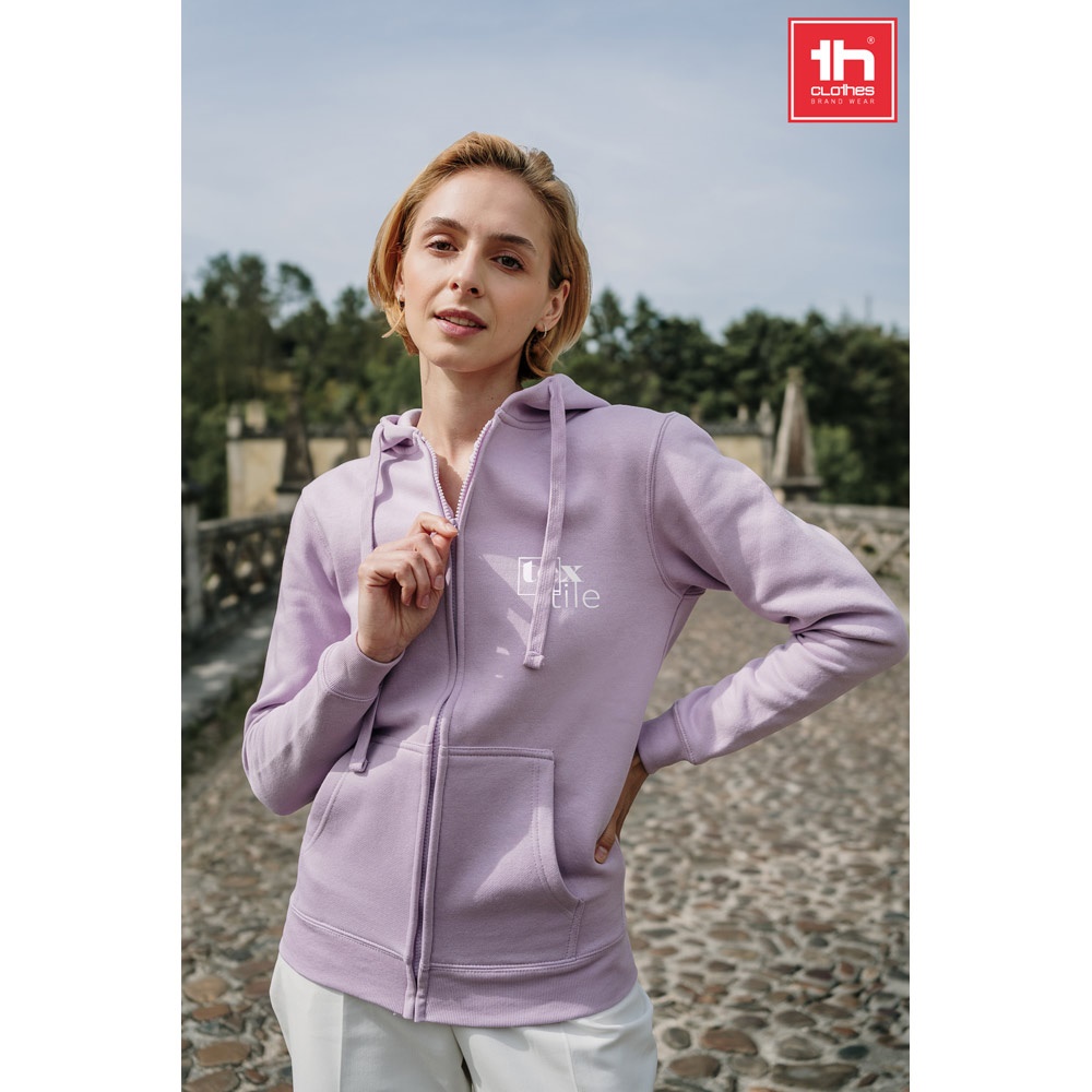Sweat-shirt pour femme en coton et polyester
