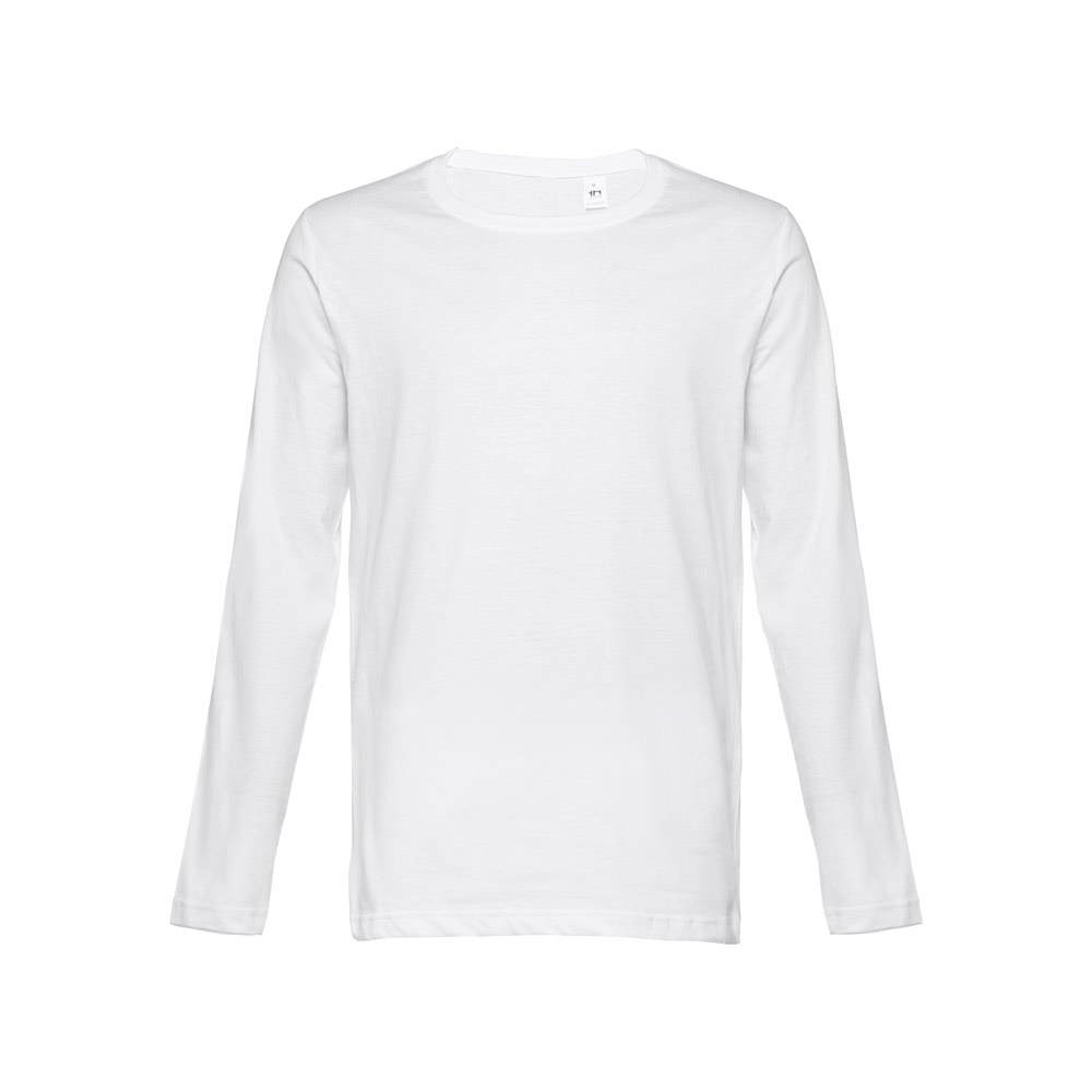 T-shirt en coton à manches longues pour hommes