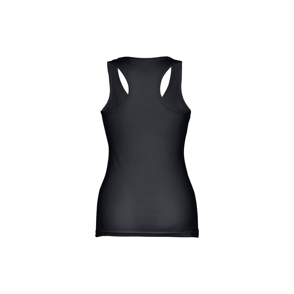 T-shirt en coton sans manches pour femmes