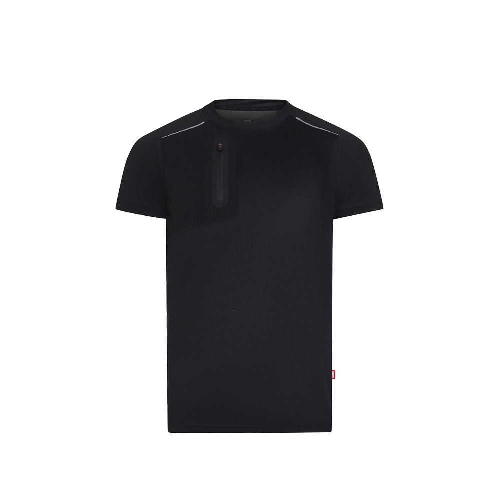 T-shirt technique gaufré (110 g/m²), composé à 100 % de polyester recyclé