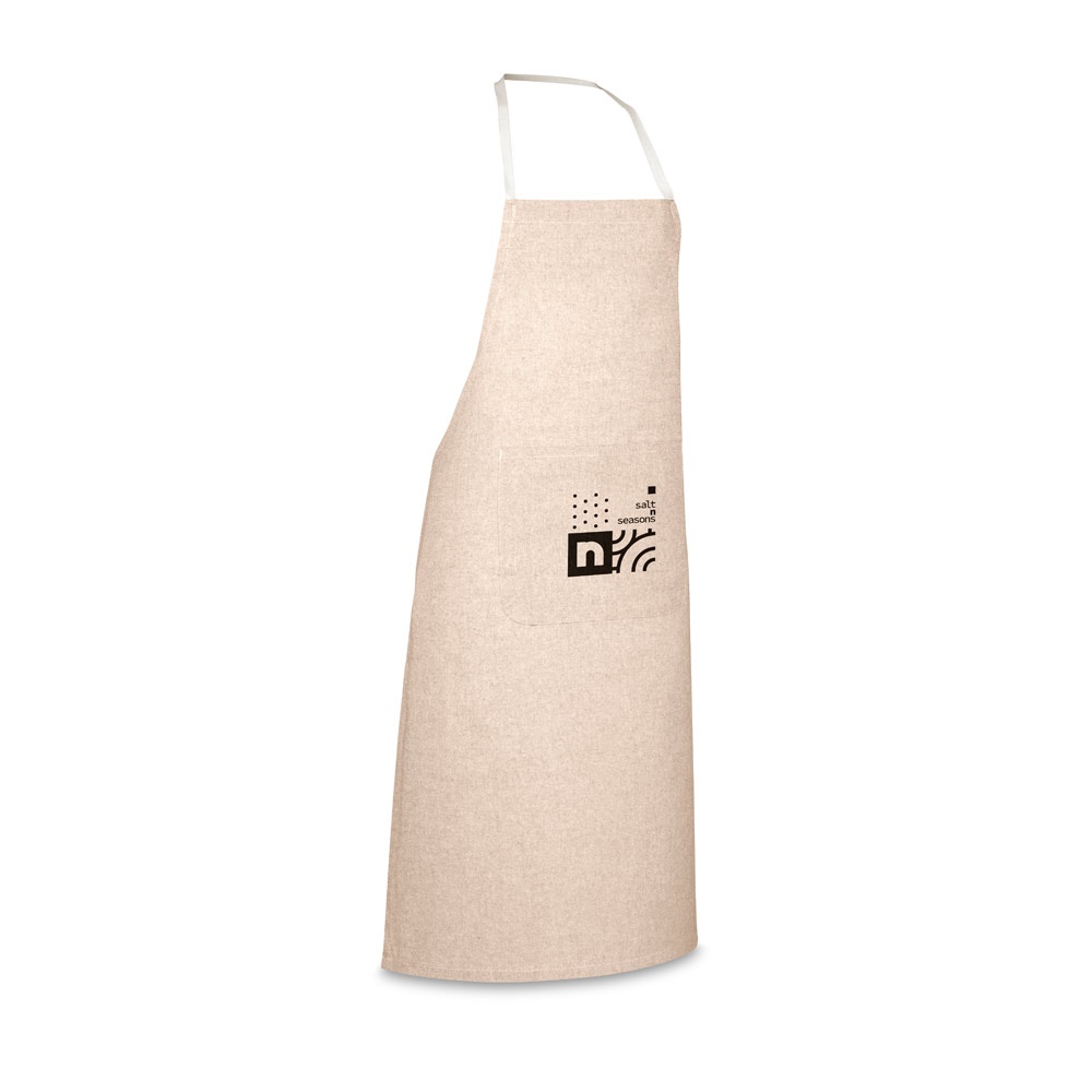 Tablier avec coton recyclé (140 g/m²)