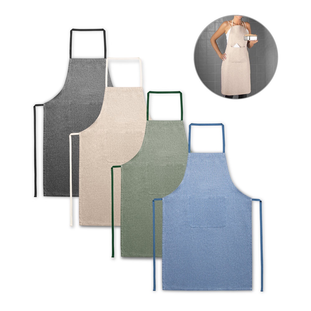 Tablier avec coton recyclé (140 g/m²)