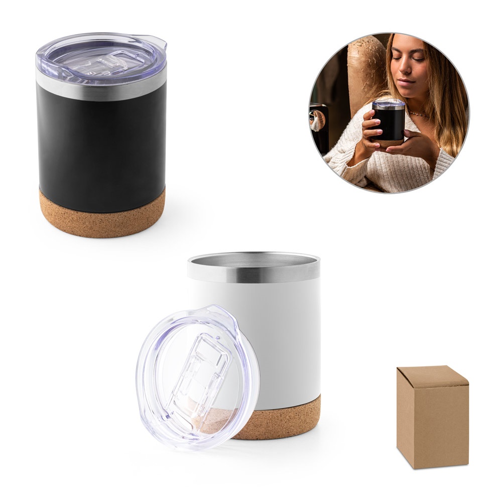 Tasse de voyage 400mL en acier inox