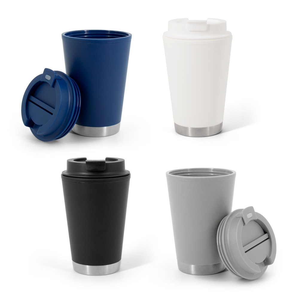 Tasse de voyage en PP à double paroi, étanche