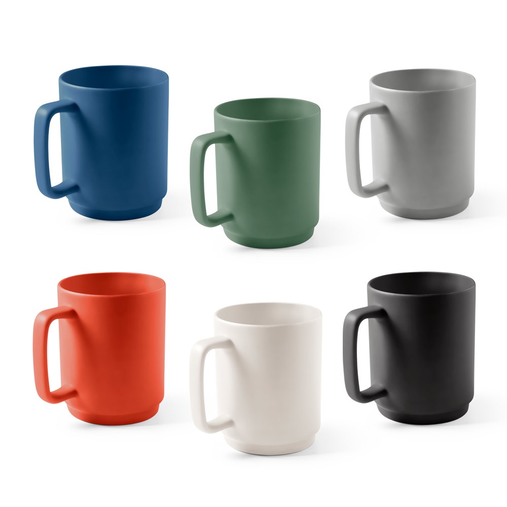 Tasse en céramique avec corps cylindrique 330 mL
