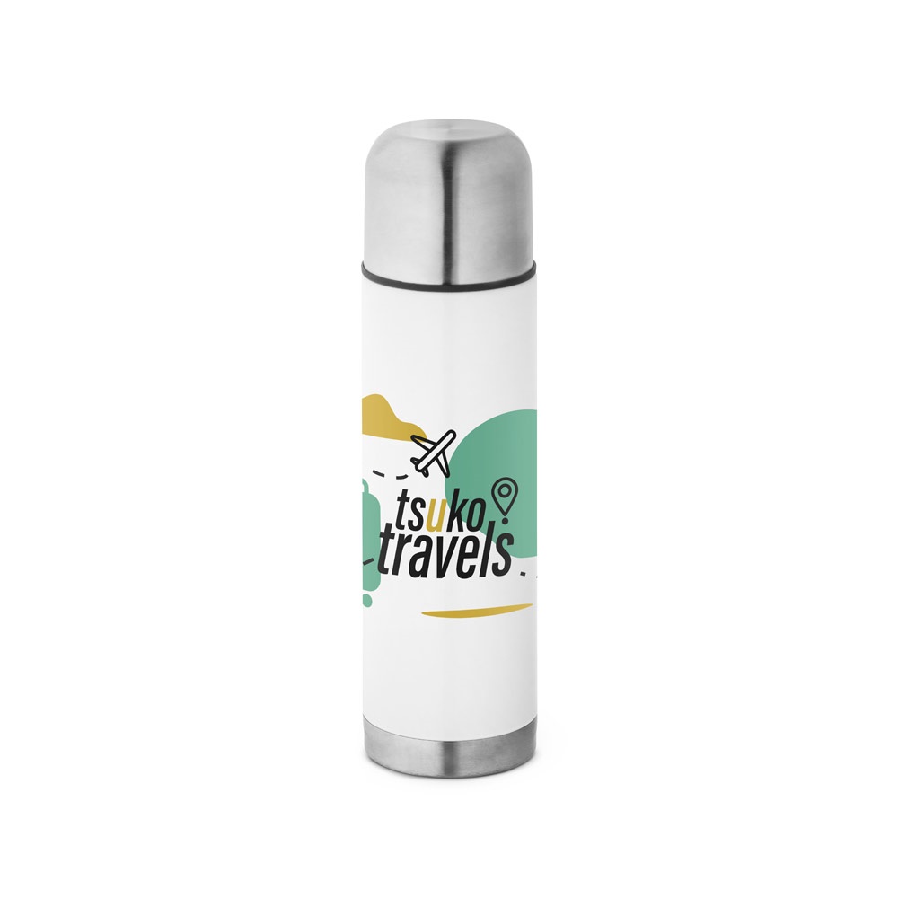 Thermos 500mL en acier inox à sublimation