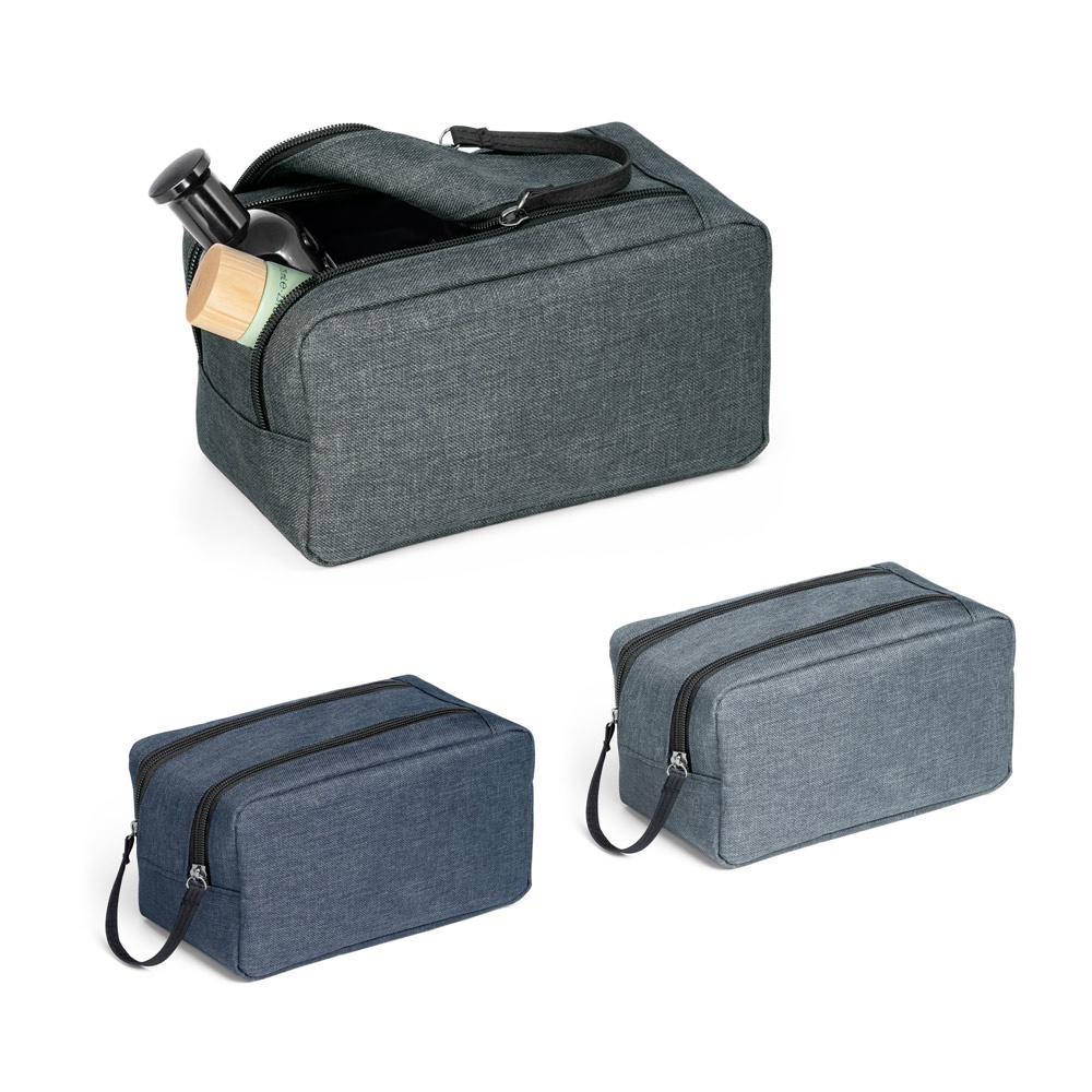 Trousse de toilette en 600D haute densité avec poignée