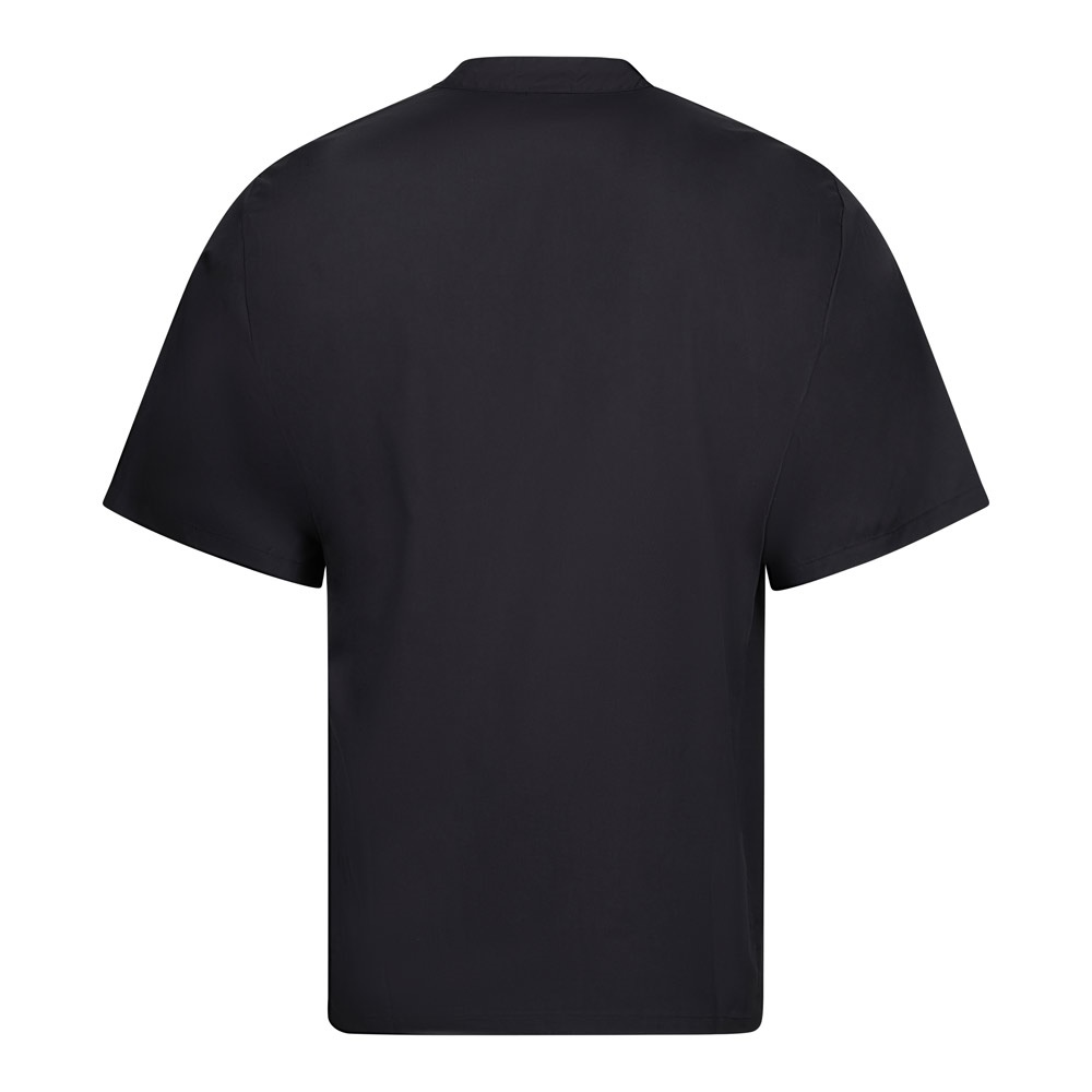 Veste de cuisine à manches courtes en popeline (110g/m²), en coton (35%) et polyester (65%)
