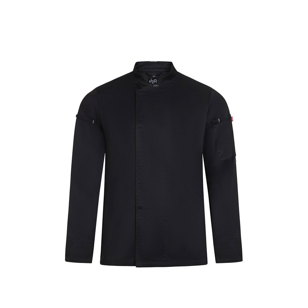Veste de cuisine unisexe (190 g/m²) en coton (35 %) et polyester recyclé (65 %)