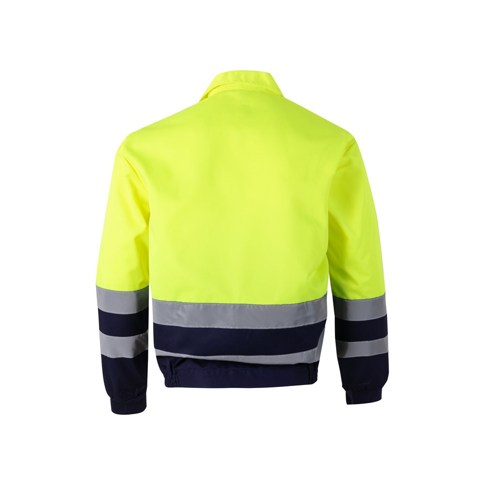 Veste en sergé bicolore (210g/m²) en polyester (80%) et coton (20%)