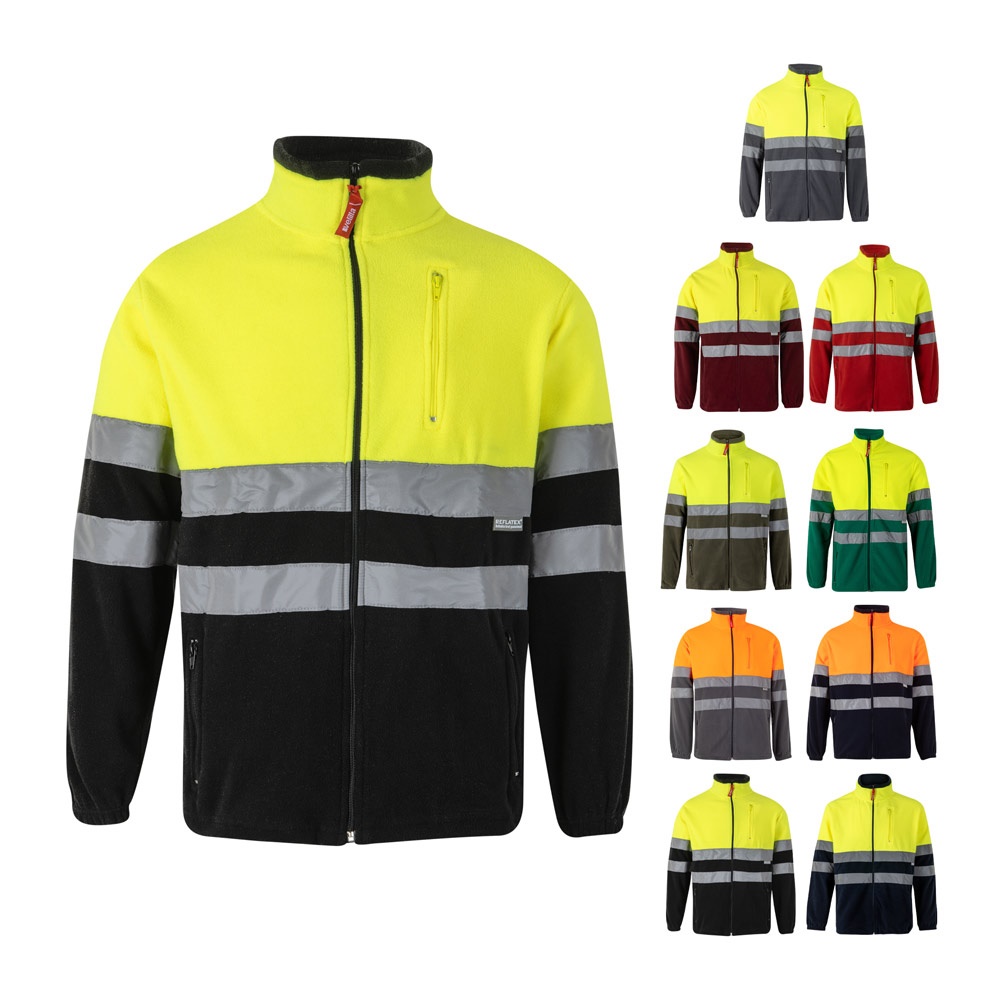 Veste polaire bicolore (280g/m²), en polyester (100%)