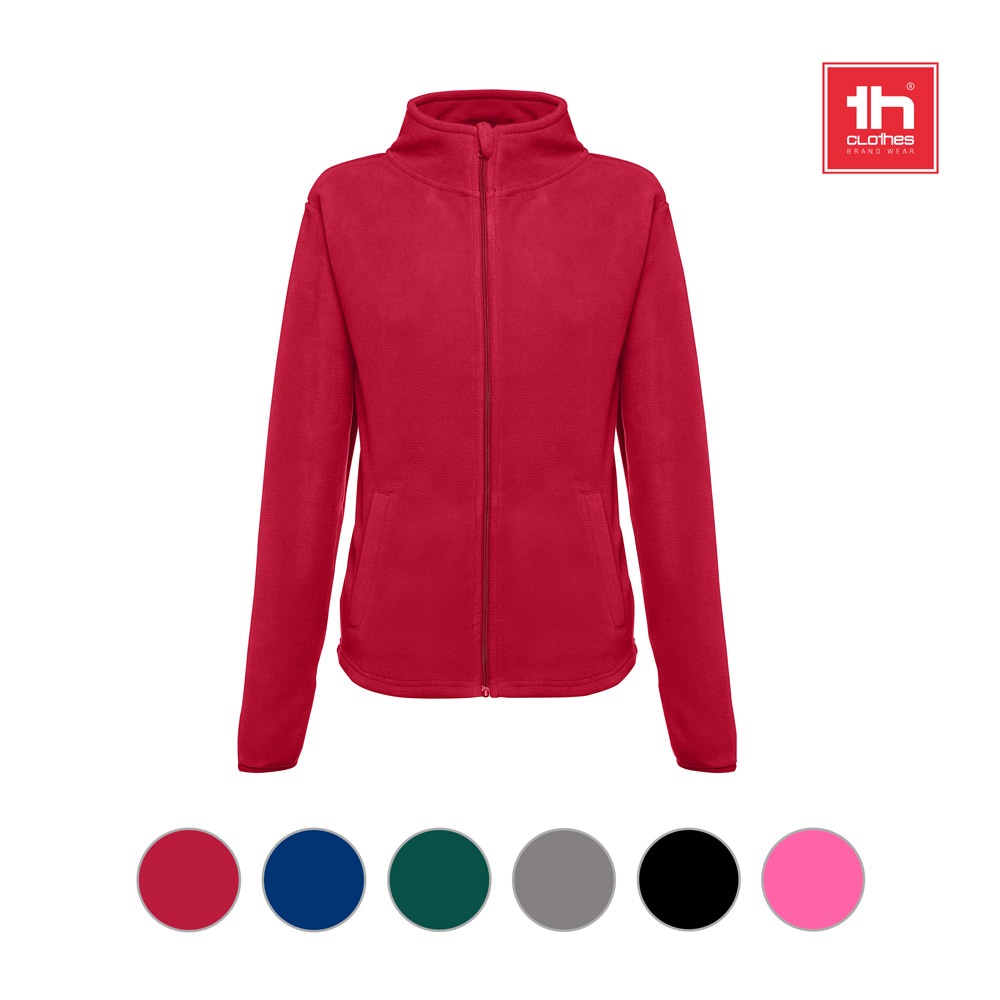 Veste polaire ceinturée en polyester pour femme