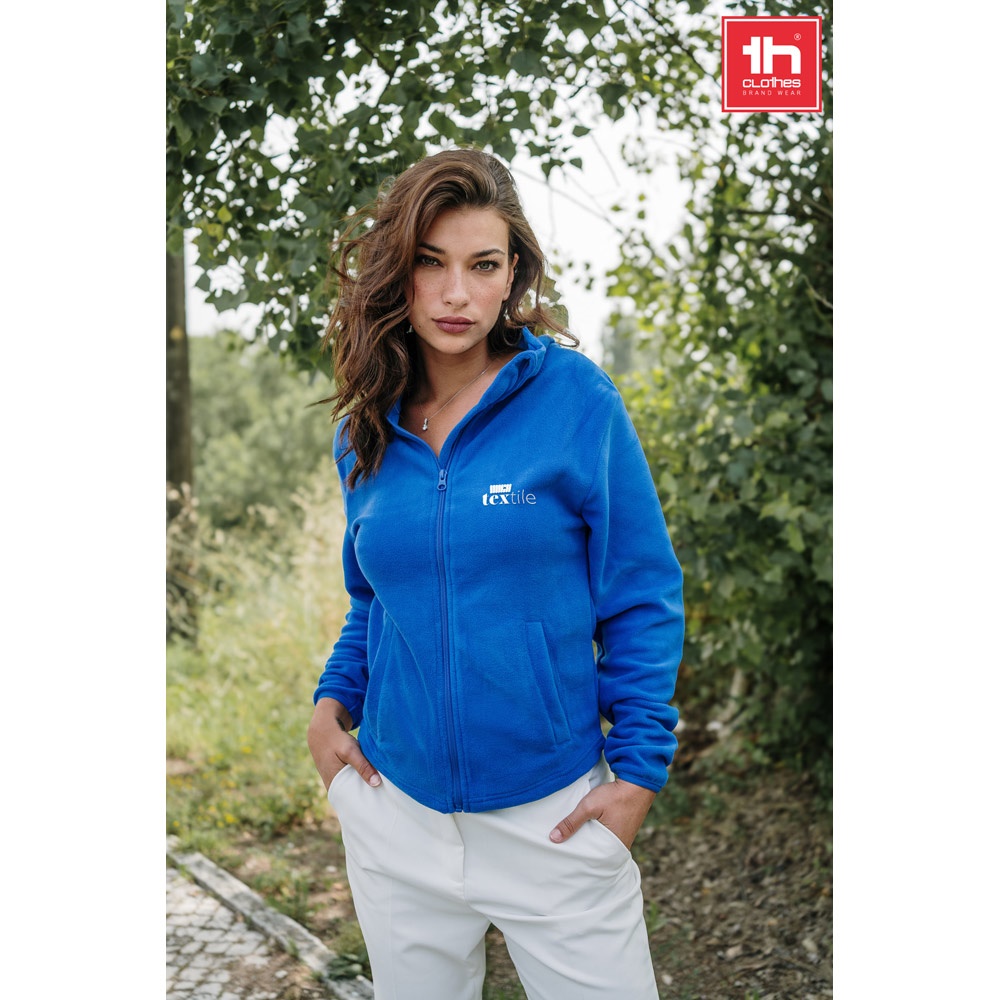 Veste polaire ceinturée en polyester pour femme